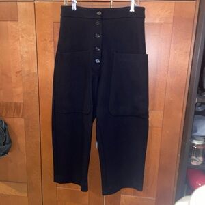 STUDIO NICHOLSON Bissett Wool Dk Navy High Waisted Pant Size 2 New With Tag